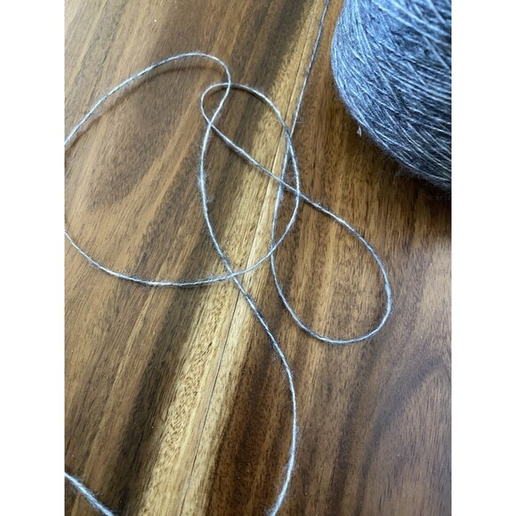 Soft Cone Yarn Grey Mix 310g 11oz #140 - Picture 3 of 4